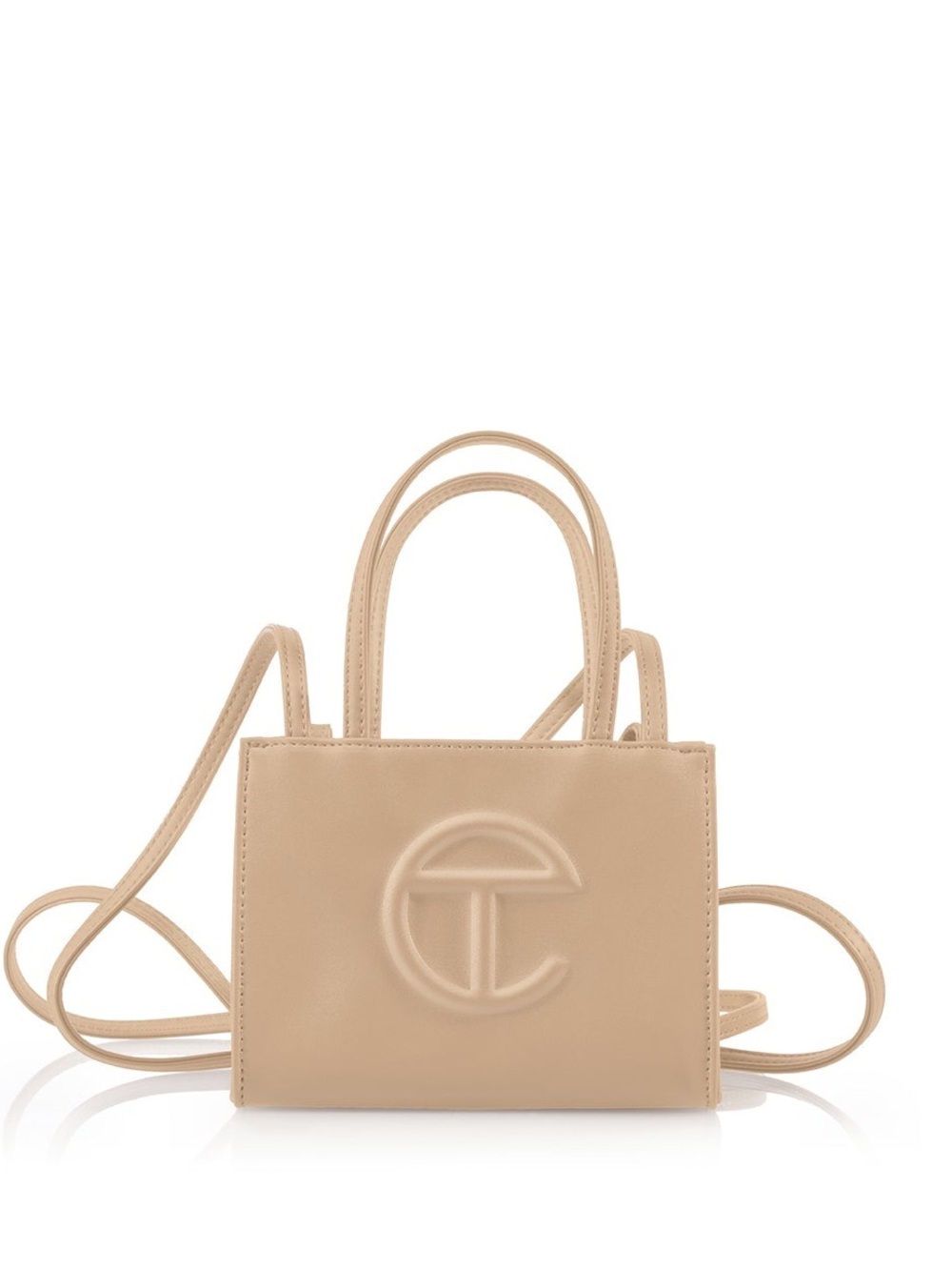 Telfar Creme Small Shopping Bag
